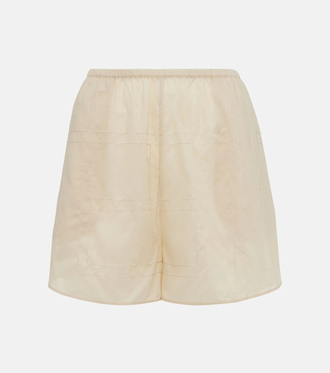 Toteme - Monogram cotton-blend shorts