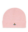 Vivienne Westwood Pink Alpaca-Blend Orb Beanie