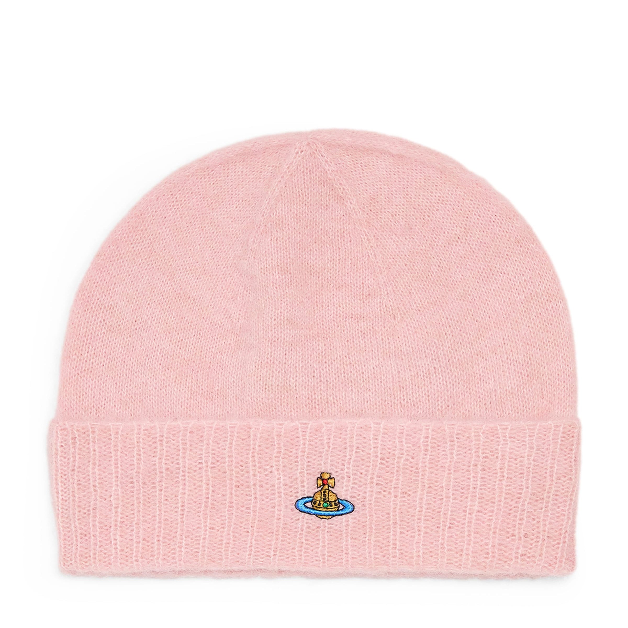 Vivienne Westwood Pink Alpaca-Blend Orb Beanie