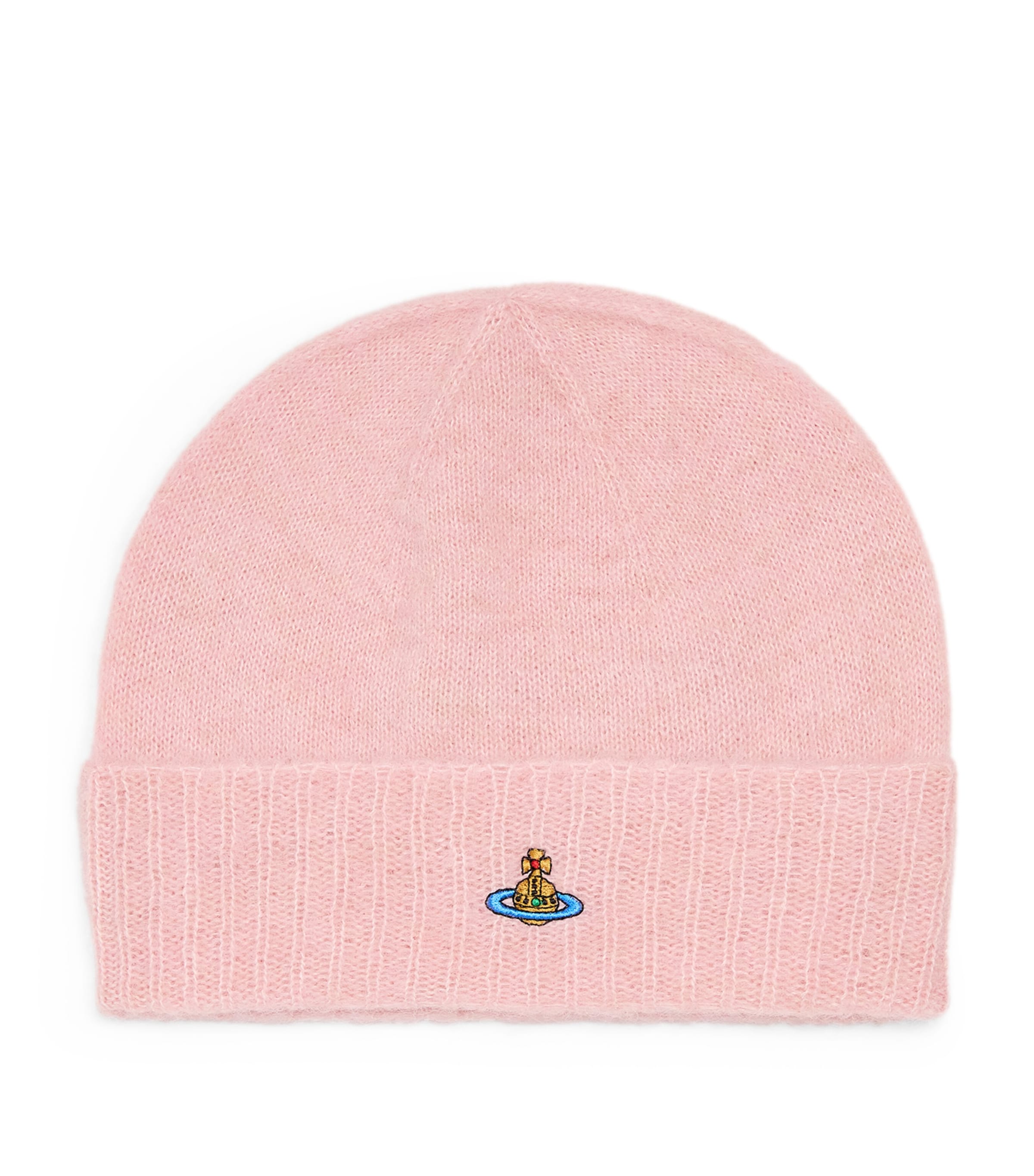 Vivienne Westwood Pink Alpaca-Blend Orb Beanie