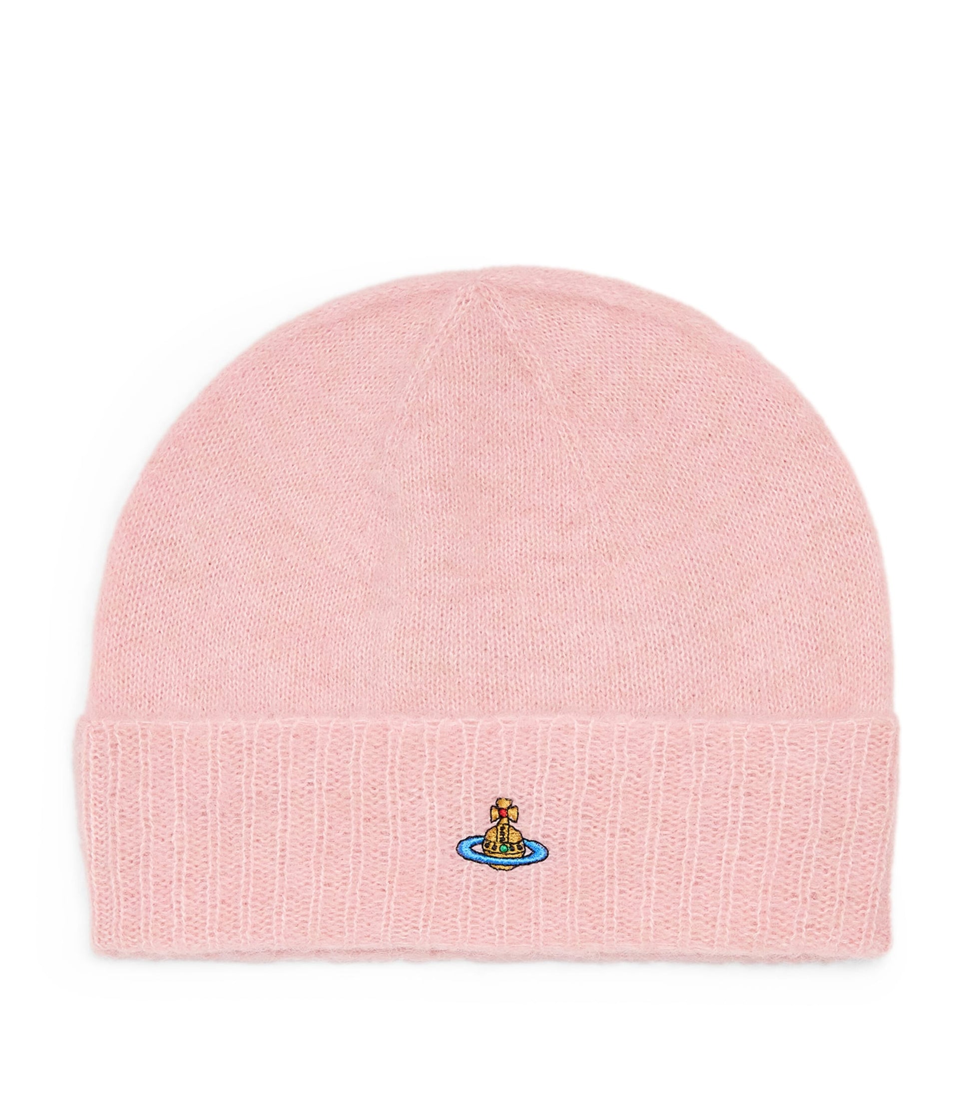Vivienne Westwood Pink Alpaca-Blend Orb Beanie