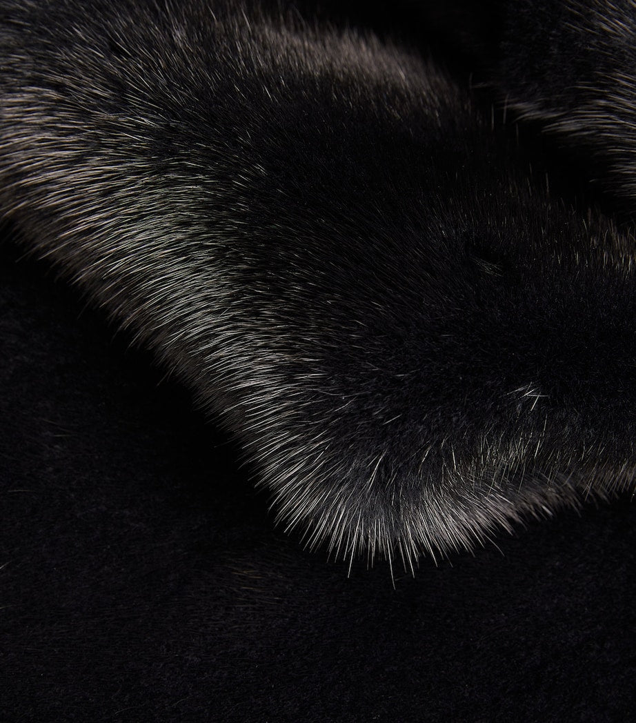 Blue Mink Hooded Gilet