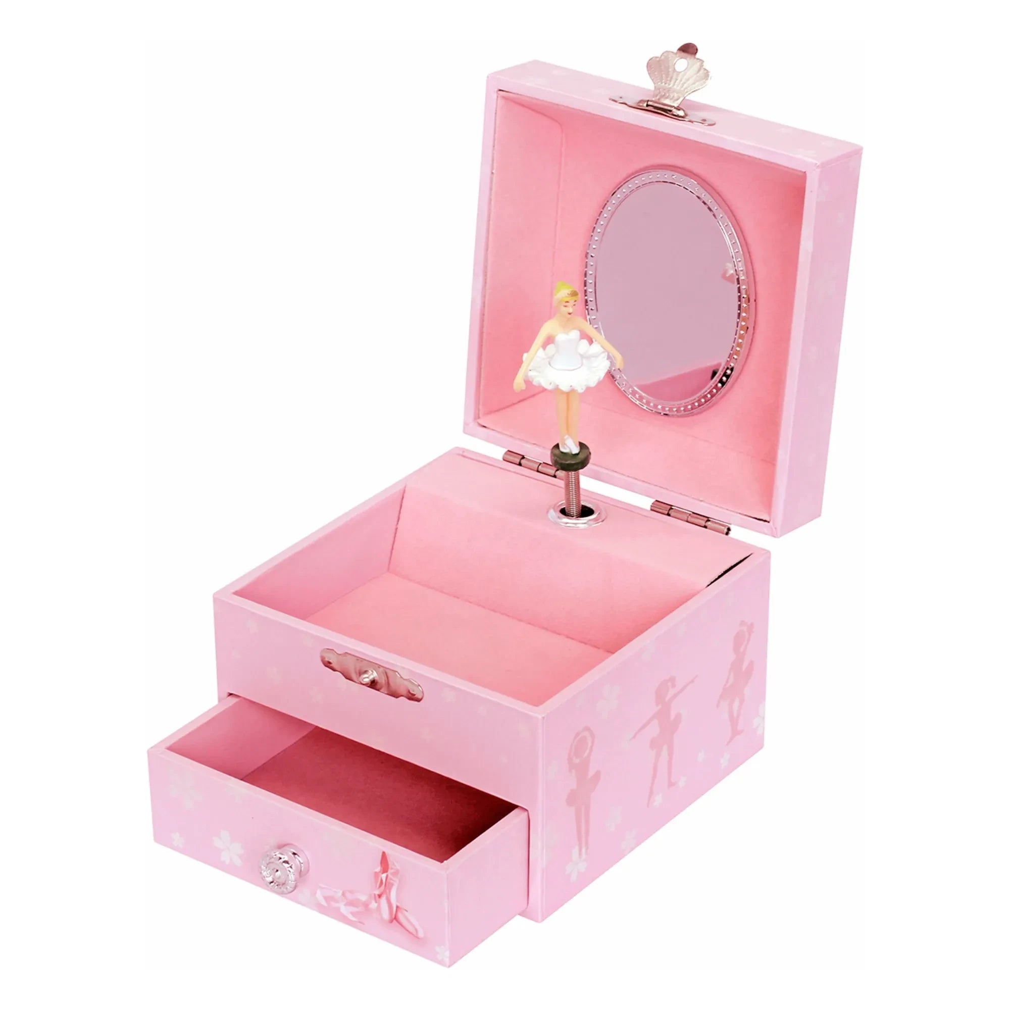 Trousselier - Phosphorenscente Ballerine music box | Pink