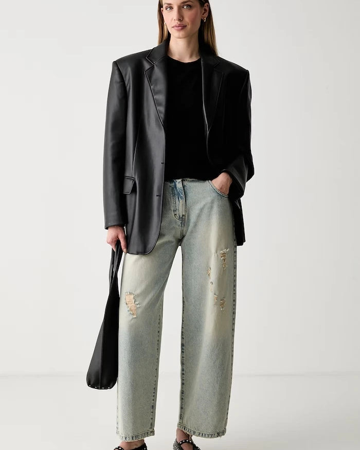 Haveone straight kadın jean