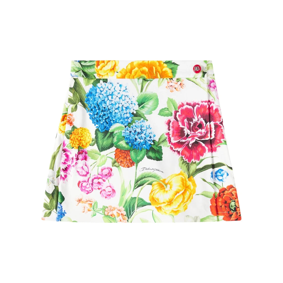 Dolce&Gabbana Kids - Floral cotton-blend shorts