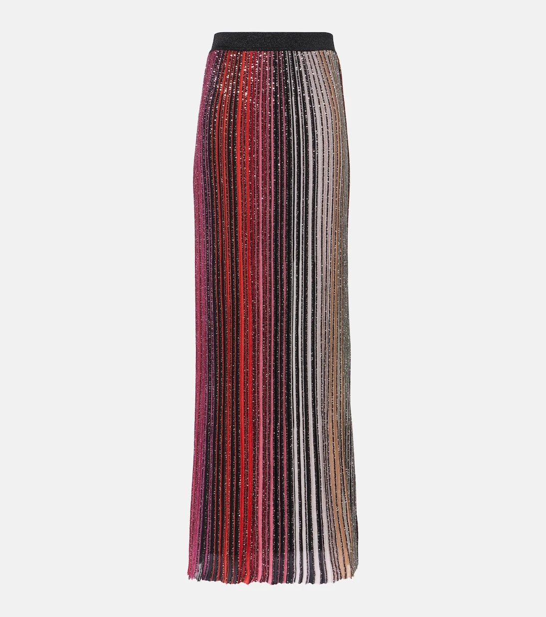 Missoni - Striped sequined lamé maxi skirt