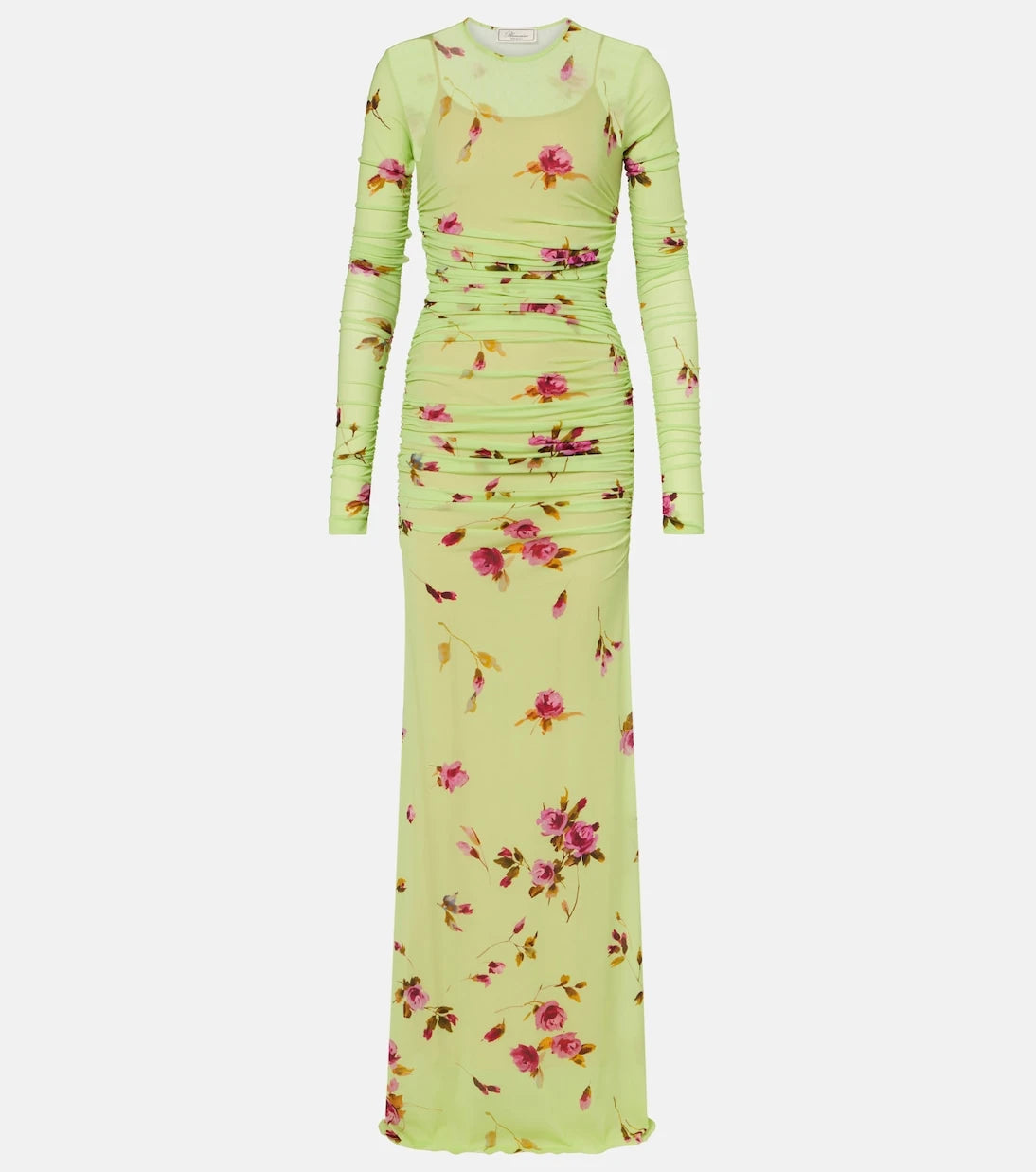 Blumarine - Floral jersey maxi dress
