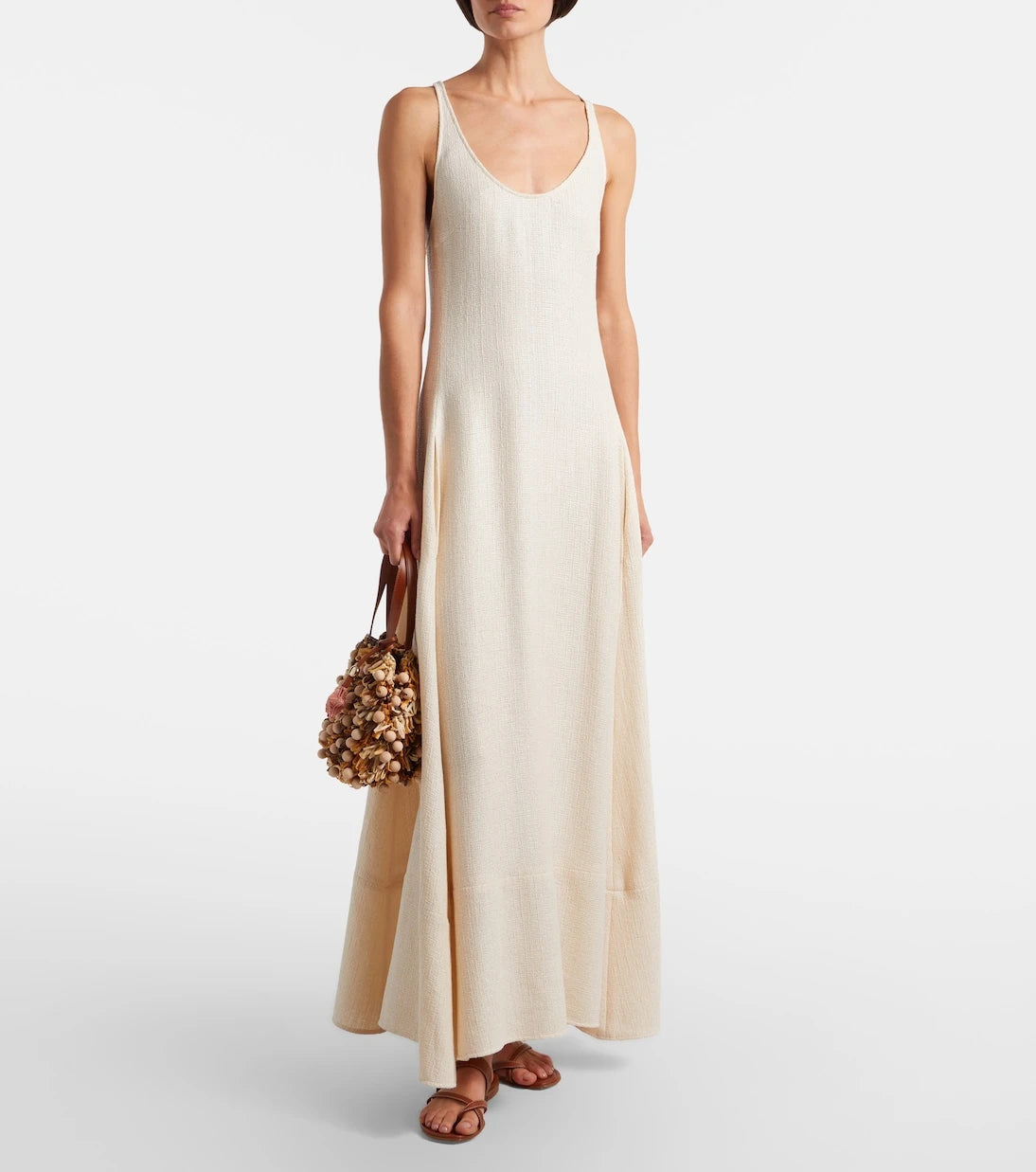 Aquazzura - Pom Pom beaded top-handle bag