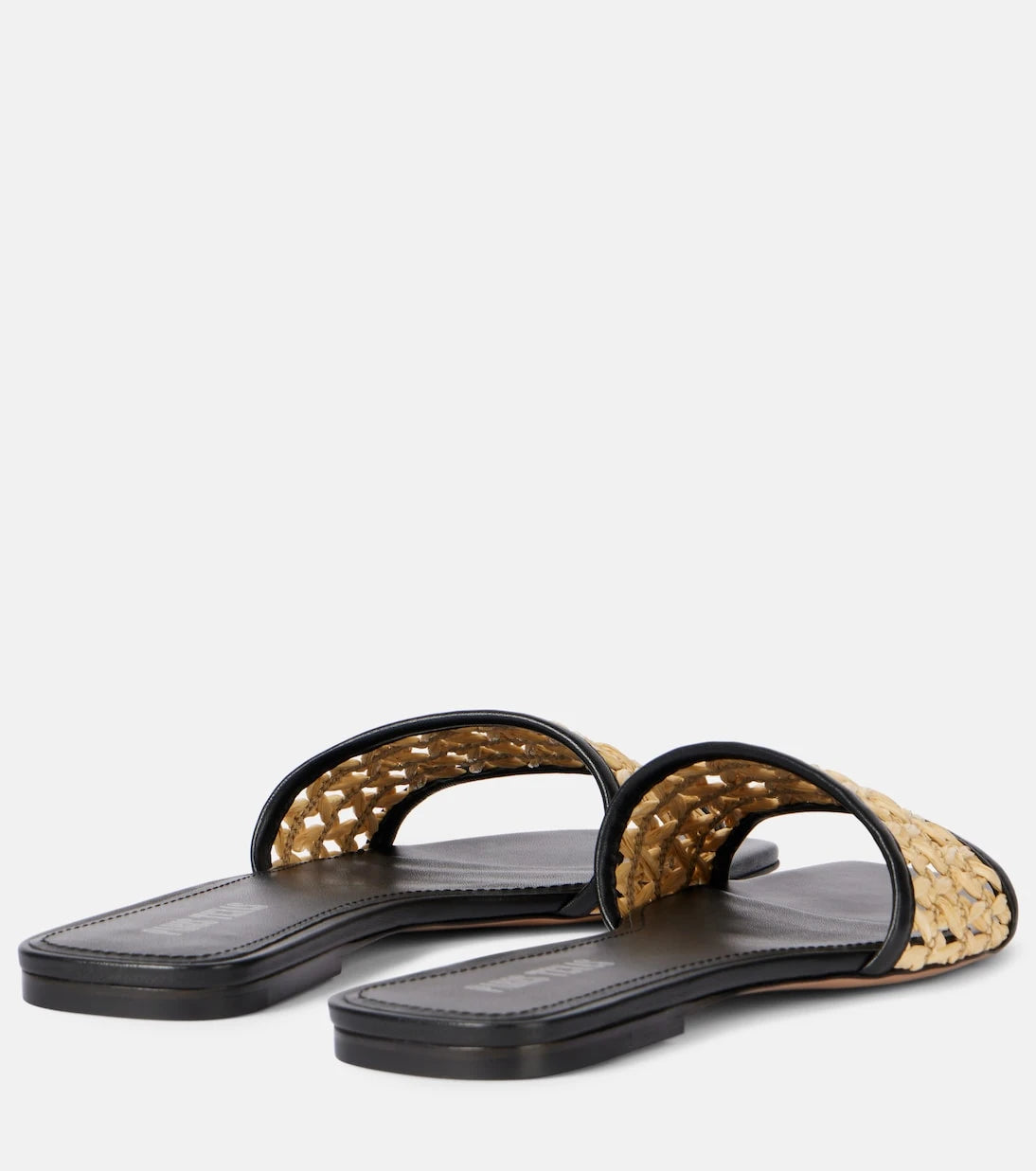 Paris Texas - Ava 50 leather-trimmed mules