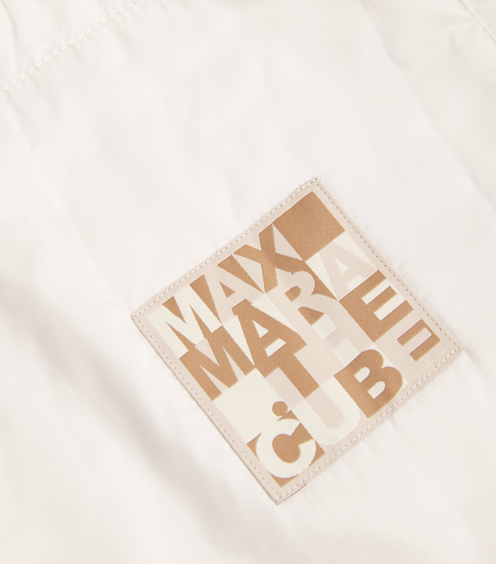 Max Mara White The Cube Quilted Parka