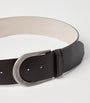Brunello Cucinelli Brown Leather Embellished Belt