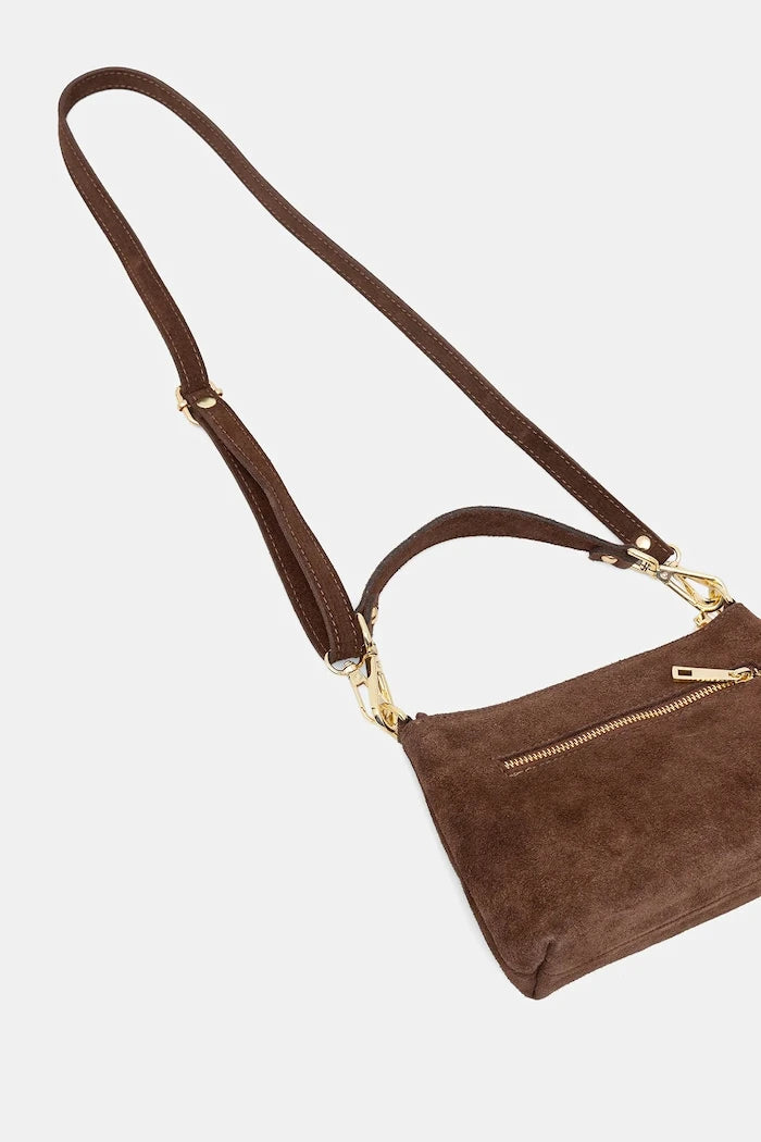 Answear.LAB чанта crossbody дамска от велур