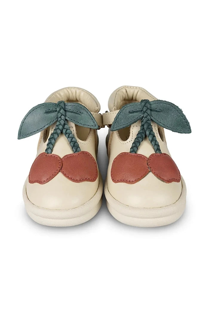 Donsje Joeka Shoes Cherry Çocuk Deri Yarım Ayakkabı