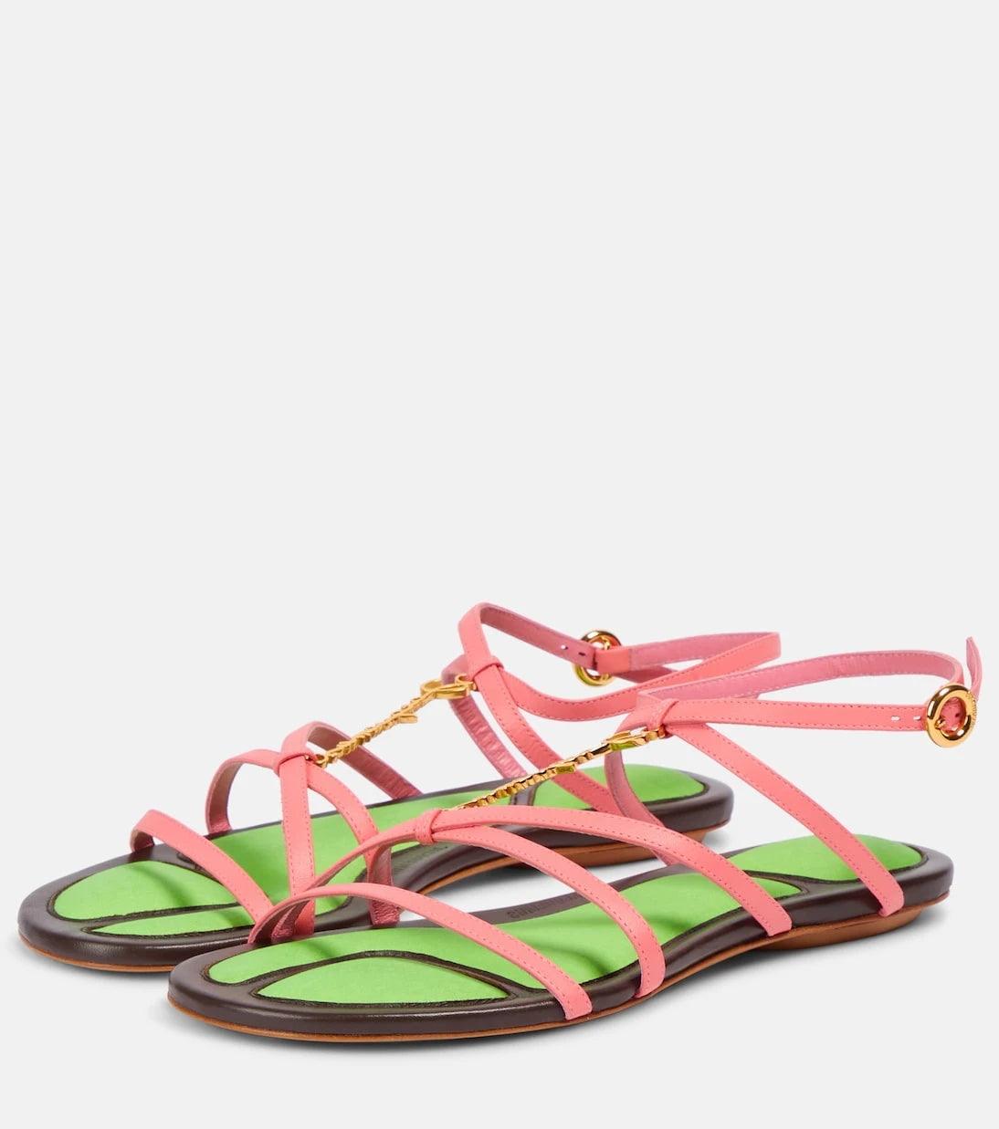 Jacquemus - Embellished leather sandals