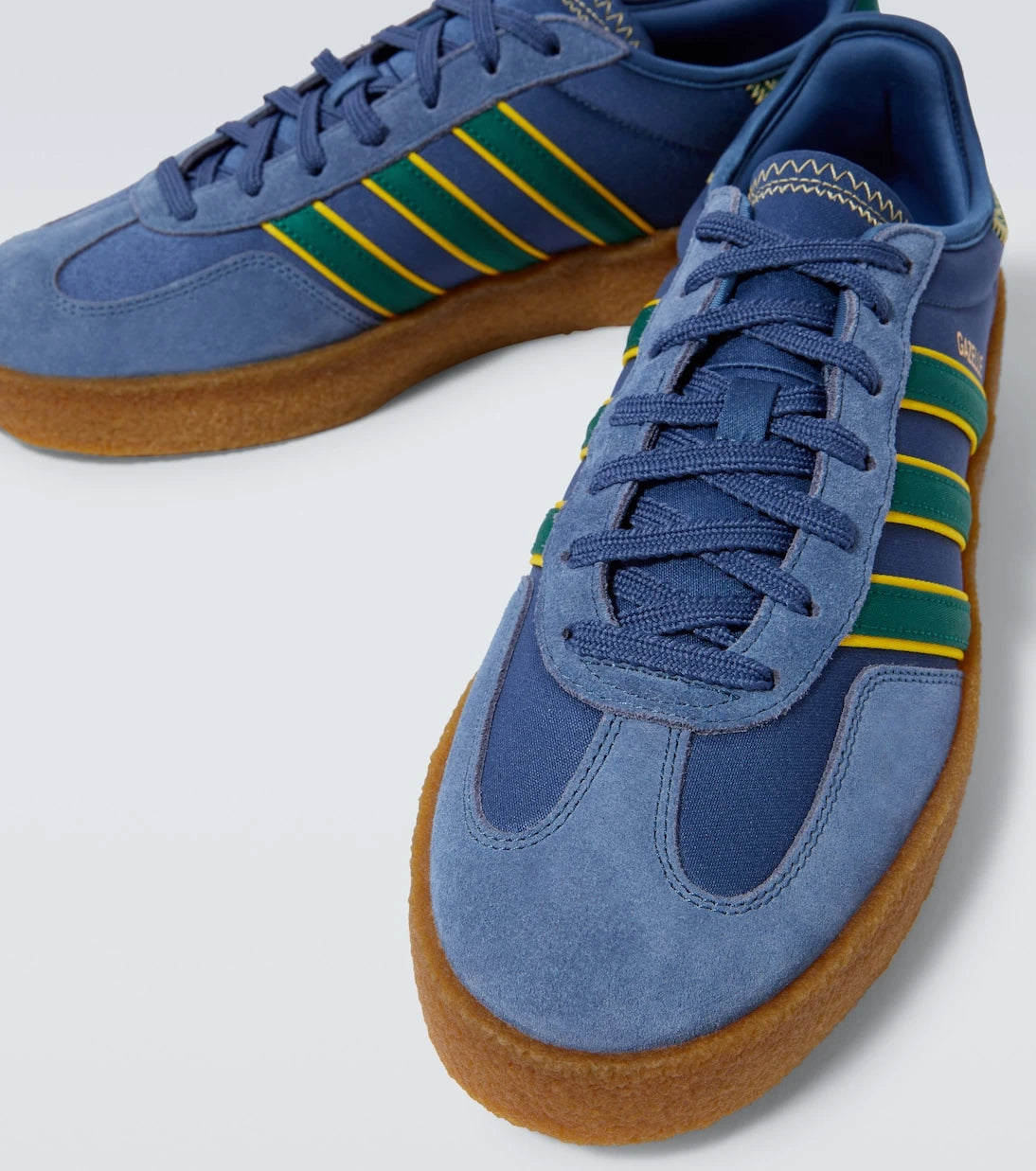 Adidas - x Clot Gazelle suede-trimmed sneakers