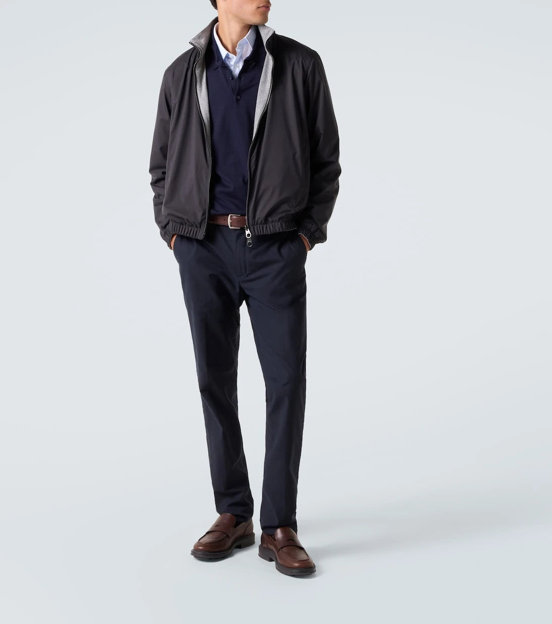 Loro Piana - Reversible cashmere bomber jacket