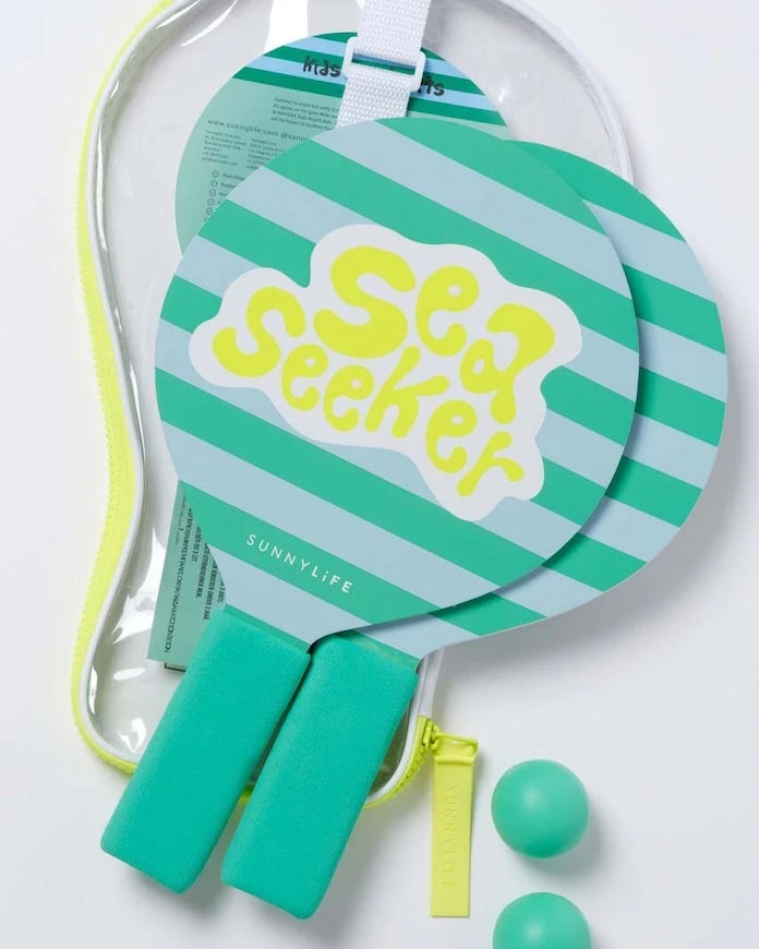 SunnyLife Sea Seeker Dip Dye Raket ve Plaj Topu Seti