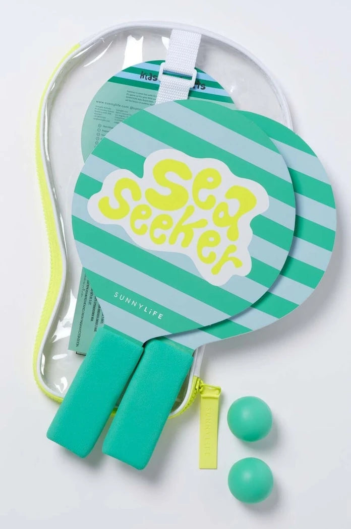 SunnyLife Sea Seeker Dip Dye Raket ve Plaj Topu Seti