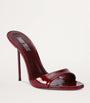 Paris Texas Burgundy Patent Leather Lidia Mules 105