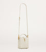 Saint Laurent White Mini Leather Le 37 Bucket Bag