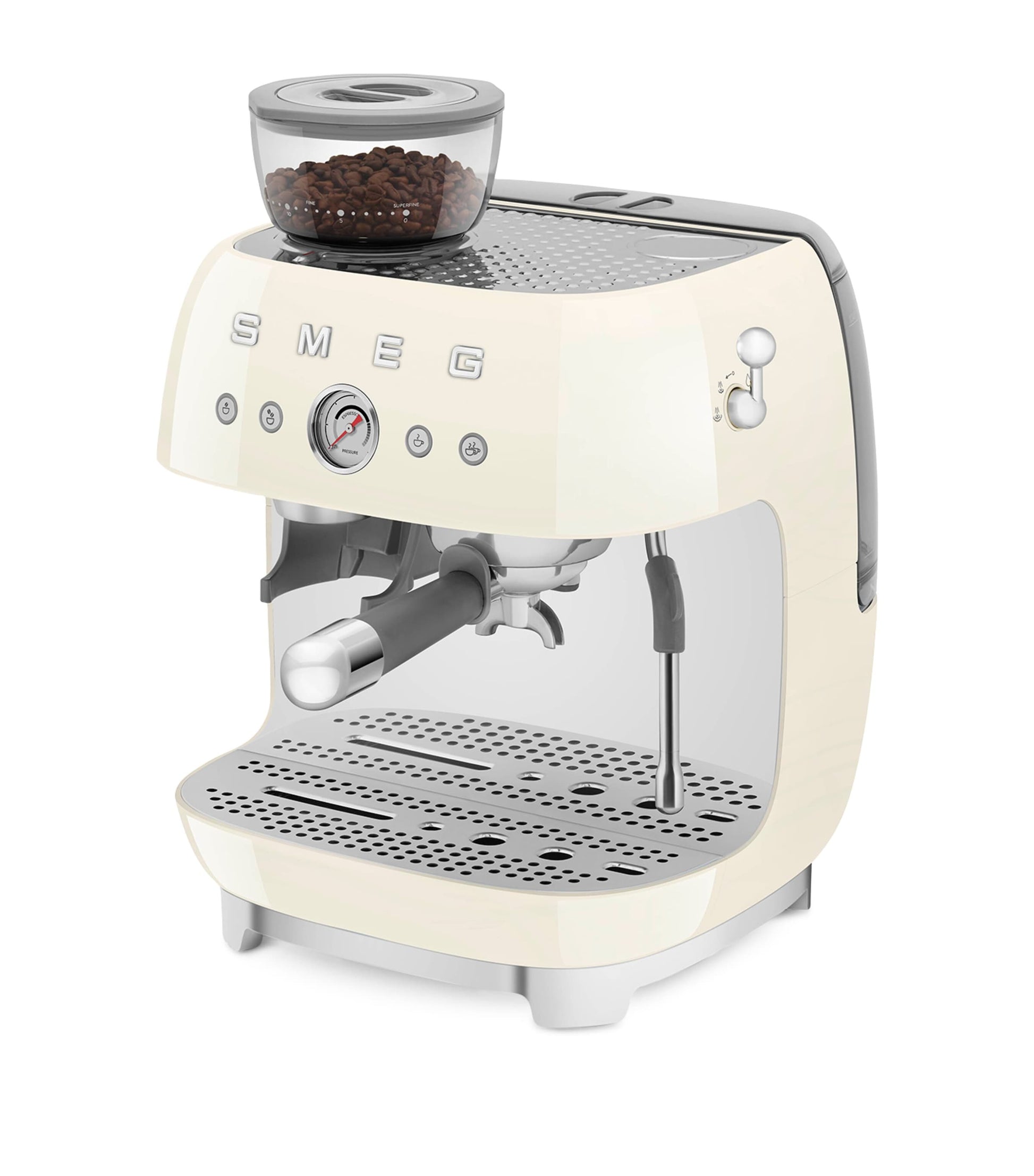 Smeg EGF03CRUK Espresso Coffee Machine with Grinder