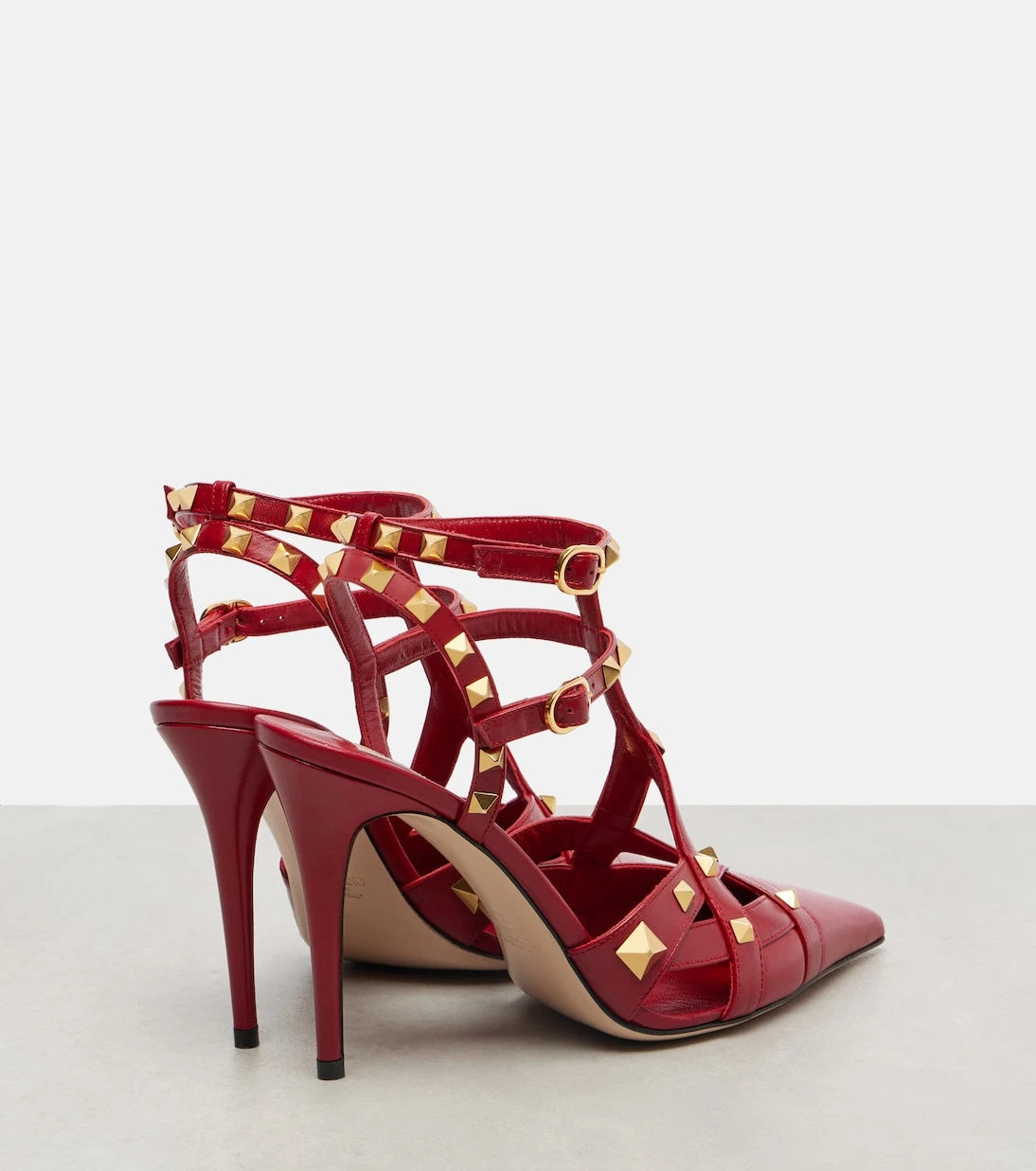 Valentino Garavani - Studdy 100 leather pumps