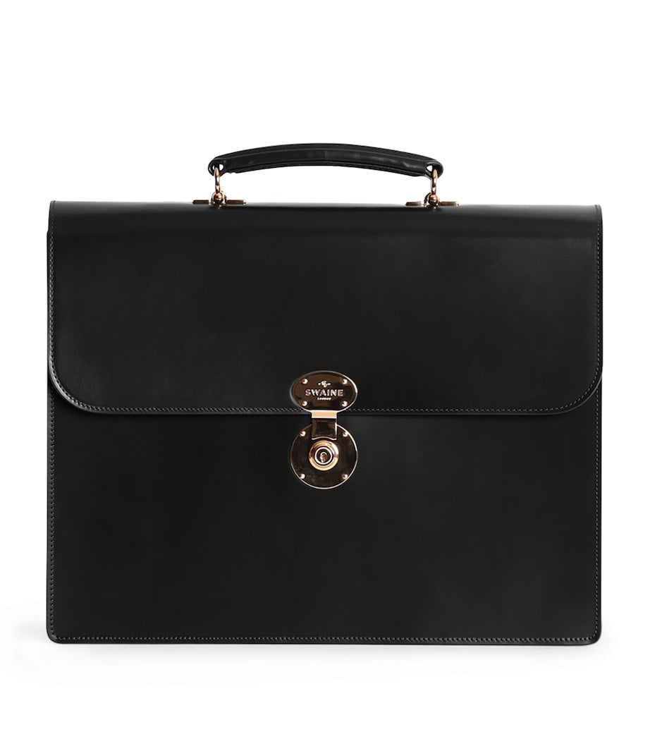 Swaine Leather President Briefcase