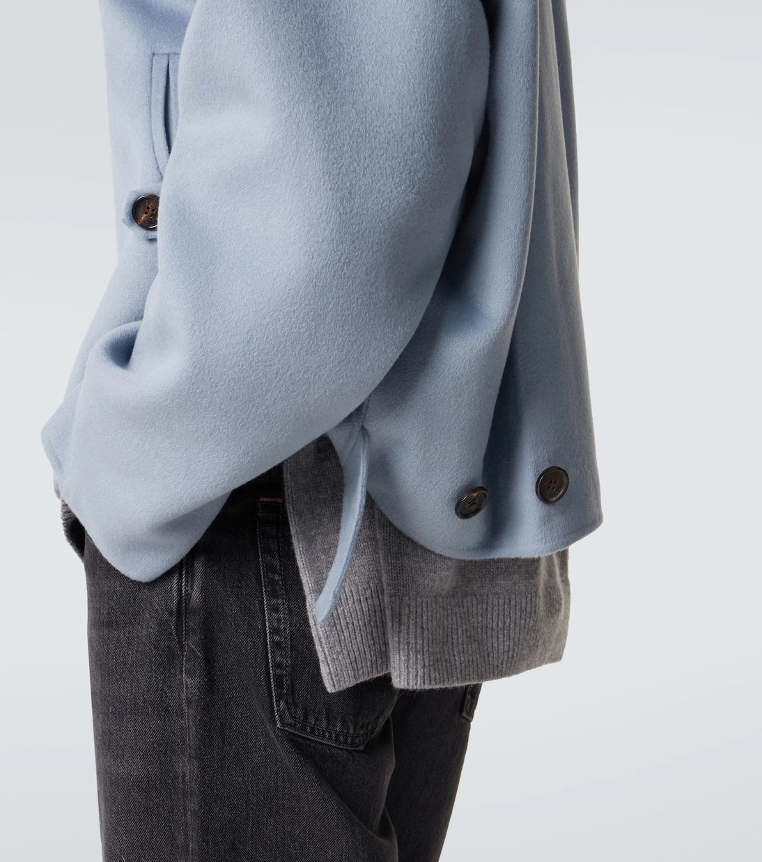 Acne Studios - جاكيت من الصوف والكشمير
