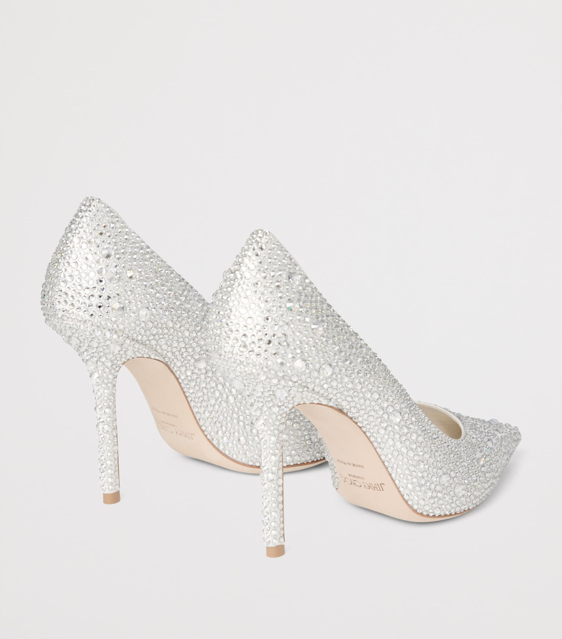 Love 100 Embellished Satin Pumps