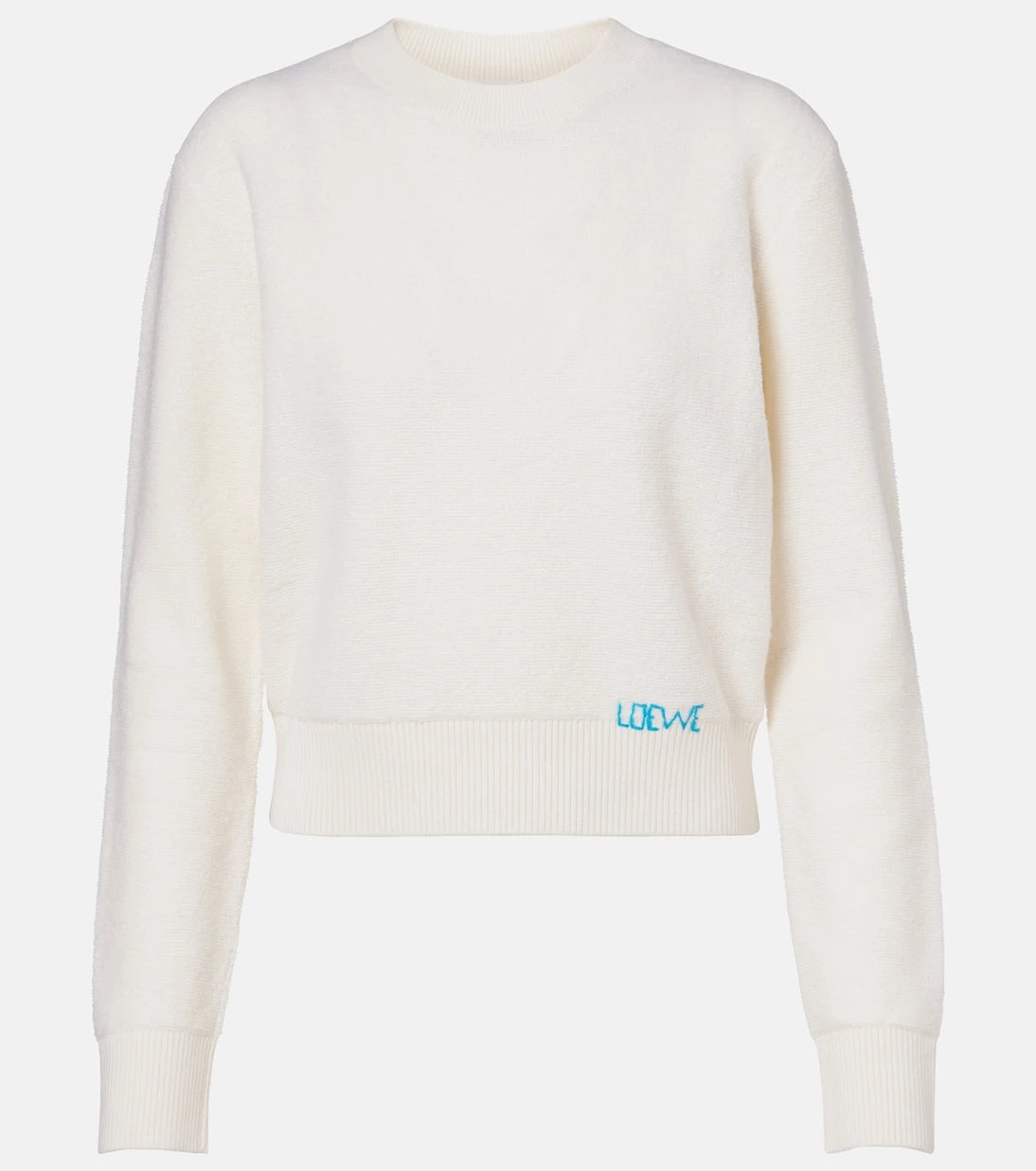Loewe - Logo embroidered wool sweater