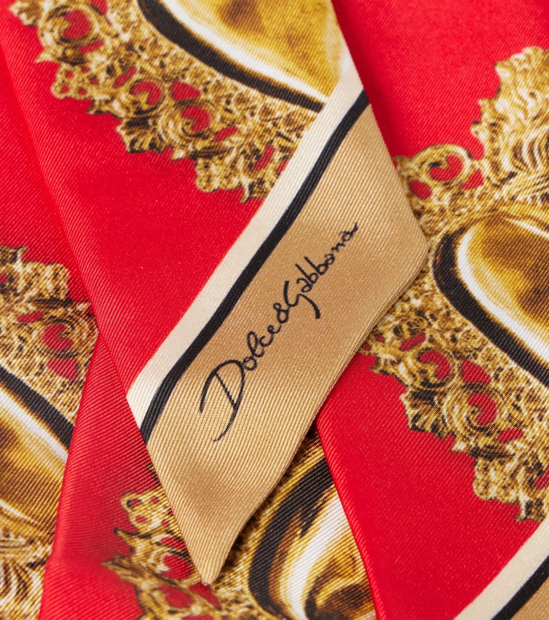 Dolce&Gabbana - Printed silk twill scarf
