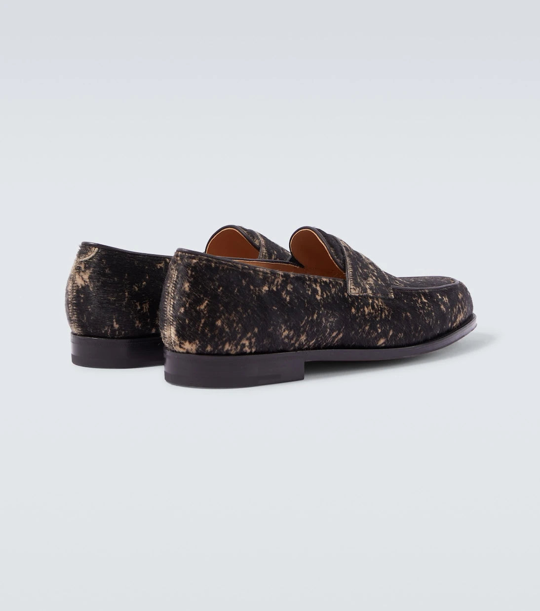 John Lobb - Lopez calf hair penny loafers