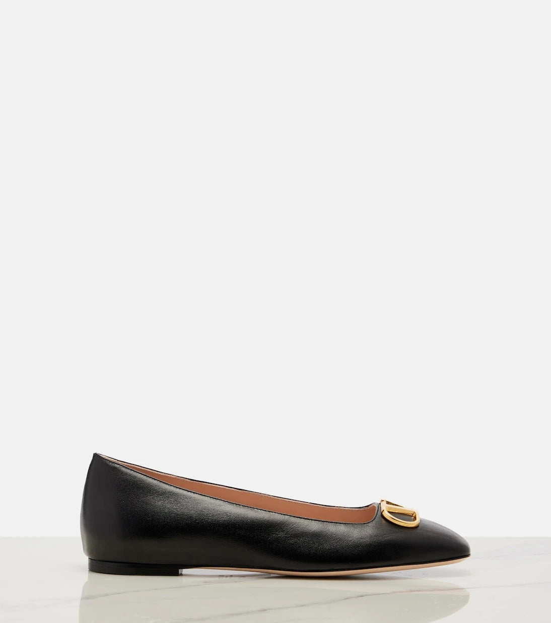Valentino Garavani - VLogo leather ballet flats