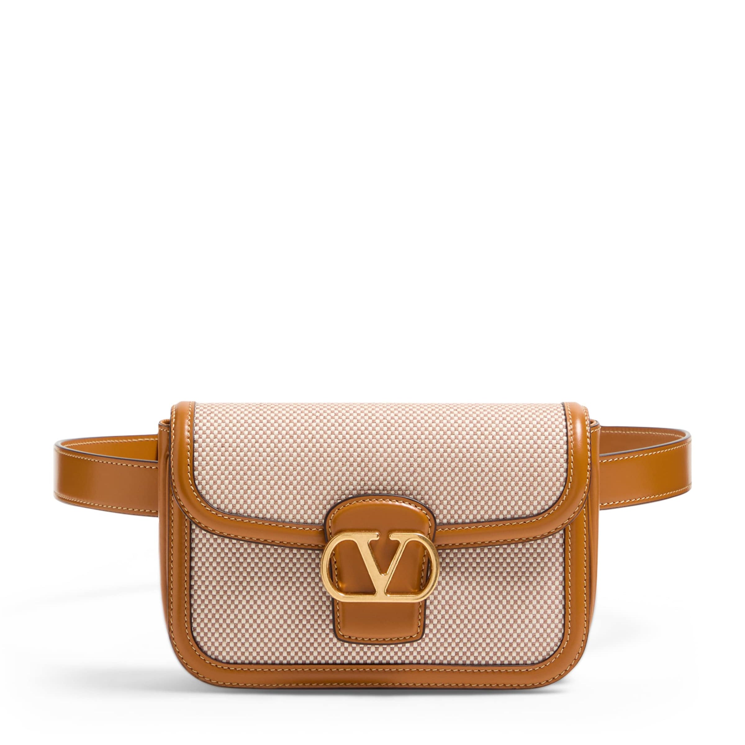 Neutral Small Canvas 9 To 5 Belt Bag