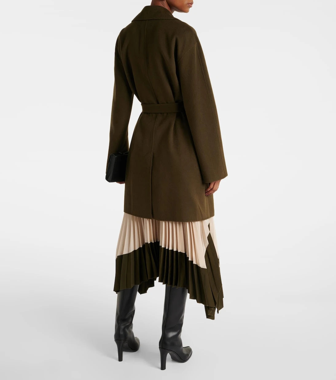 Joseph - Light Double Face Cranwood wool and silk coat