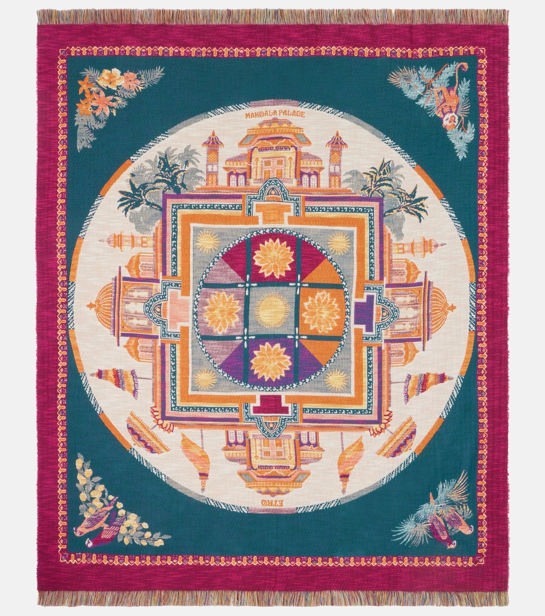 Etro - Shanti embroidered cotton throw