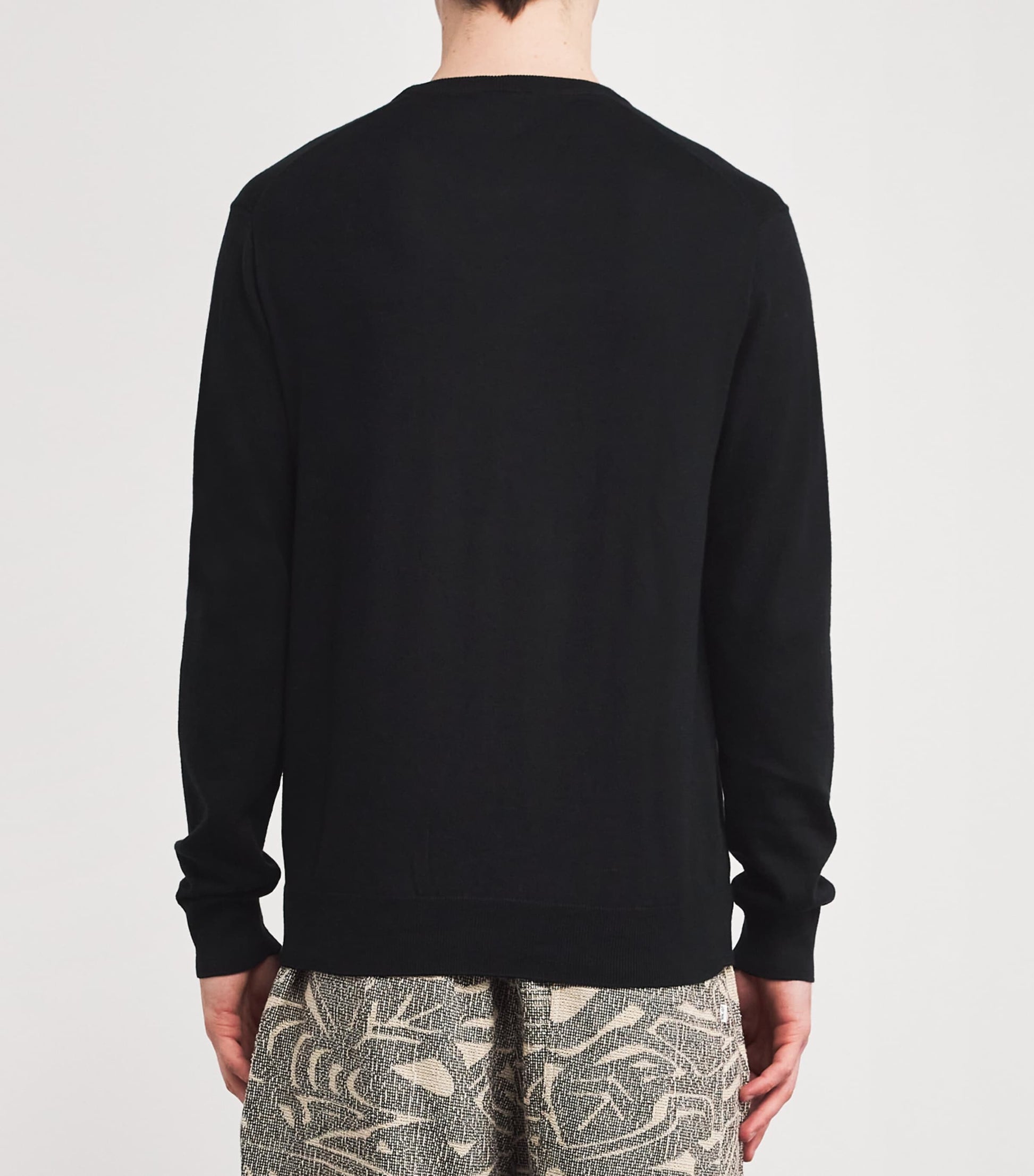 Polo Ralph Lauren Black Pima Cotton Sweater