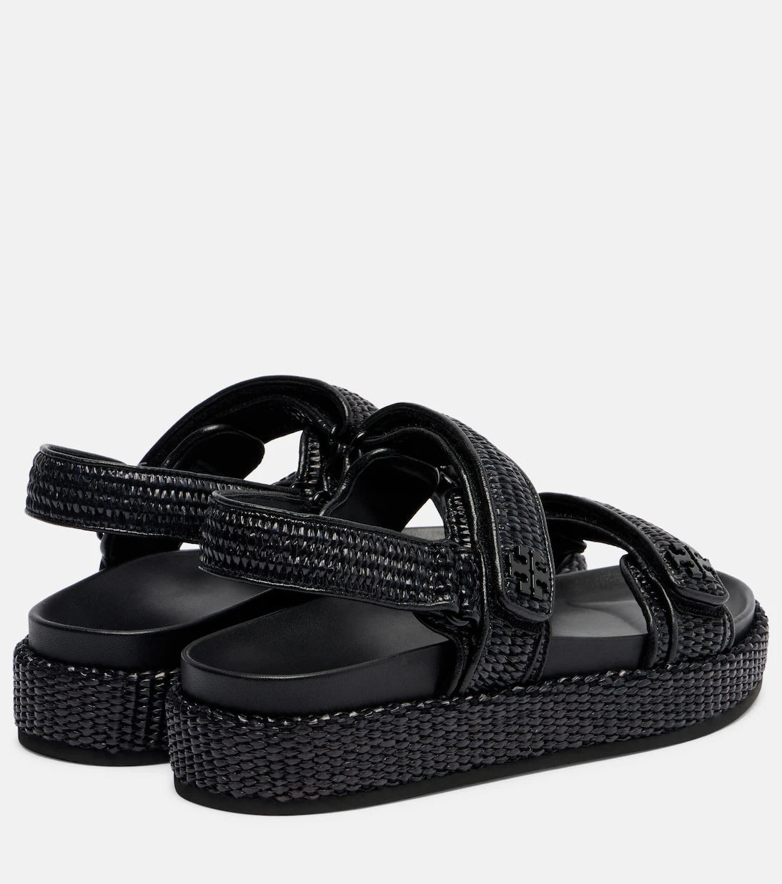 Tory Burch - Raffia and leather sandals