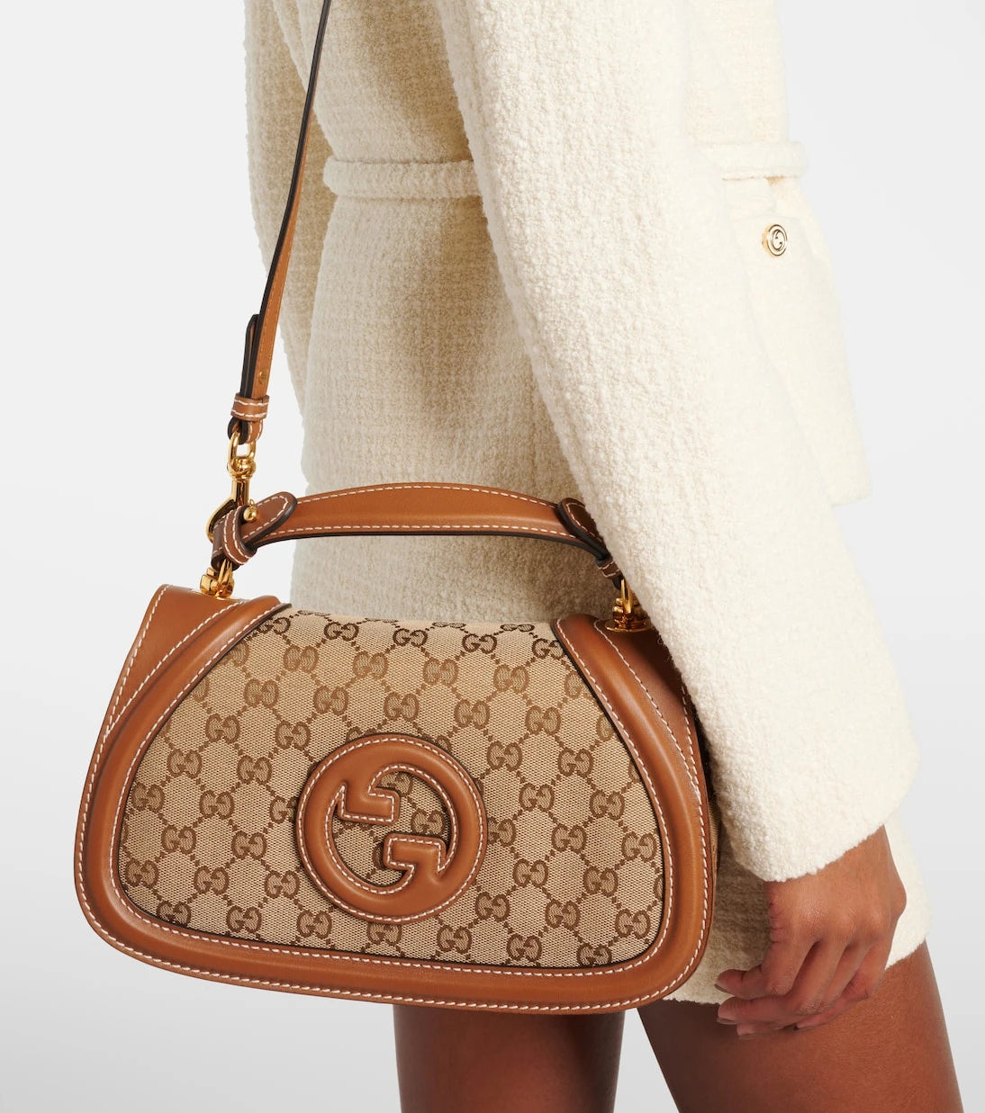 Gucci - Gucci Blondie GG Canvas Small tote bag