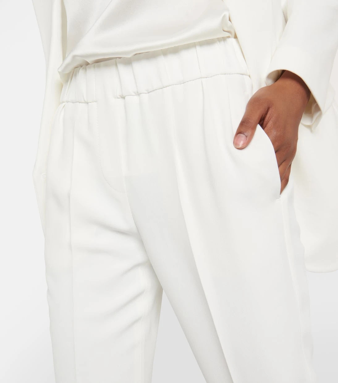 Brunello Cucinelli - Tailored crêpe pants