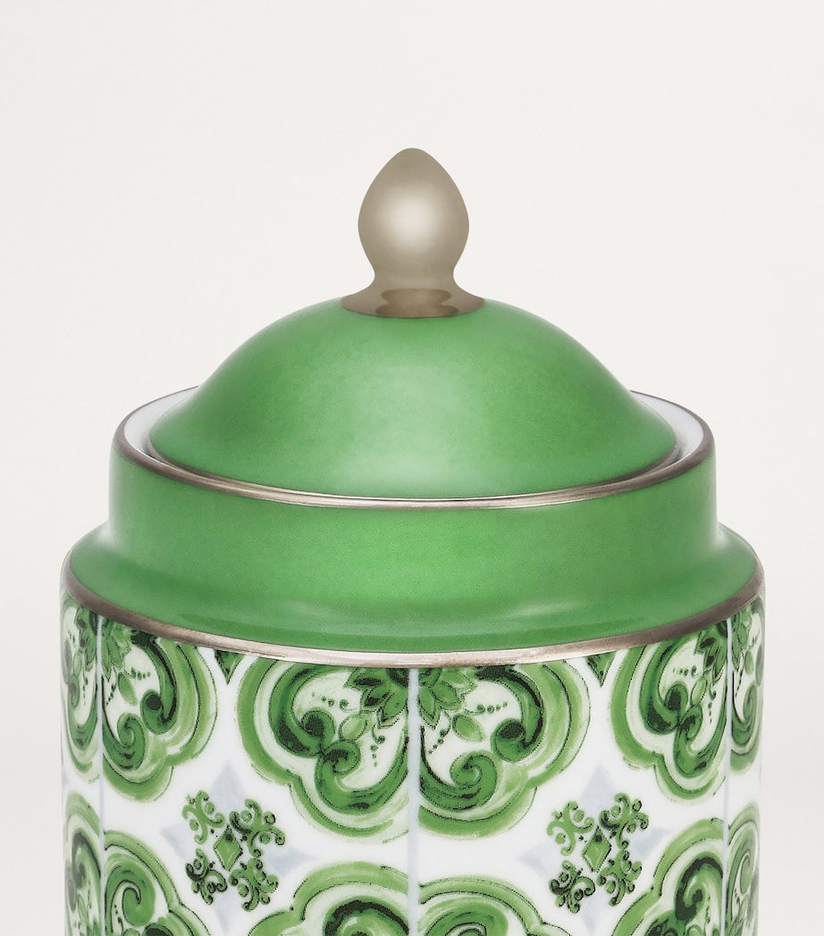 Dolce & Gabbana Casa Porcelain Majolica Sugar Bowl (10cm)