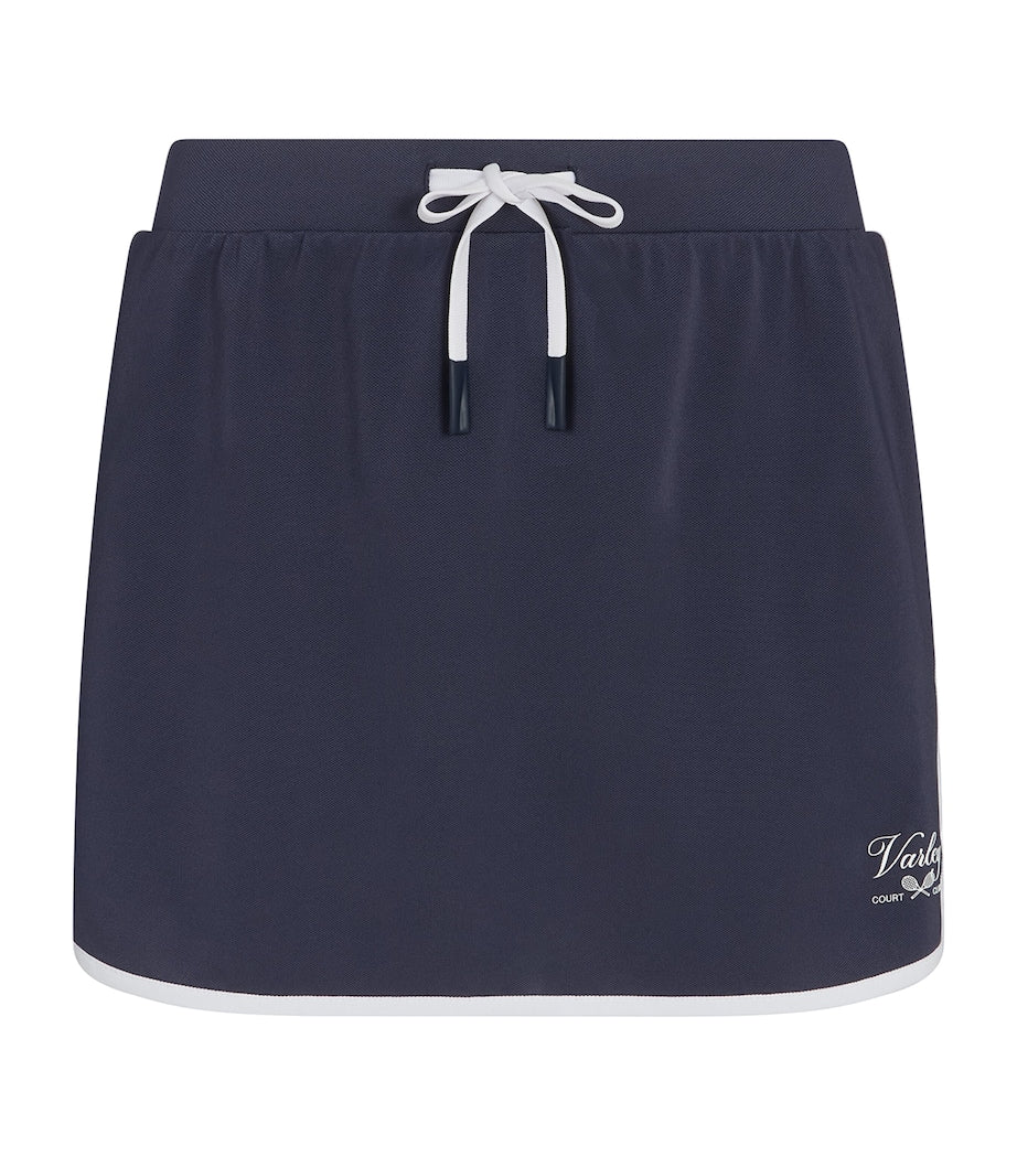 Varley Navy Archer Mid-Rise Skort