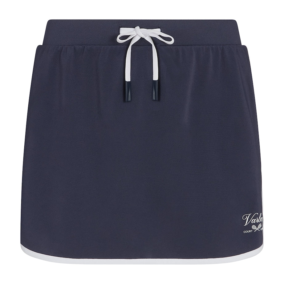 Varley Navy Archer Mid-Rise Skort
