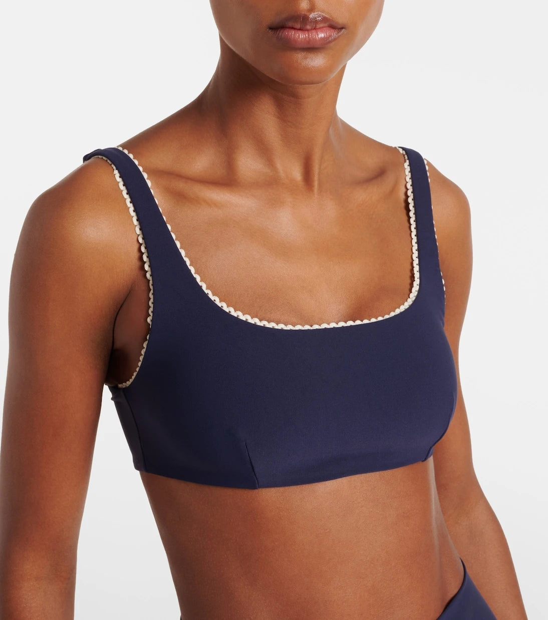 The Upside - Maison scalloped sports bra