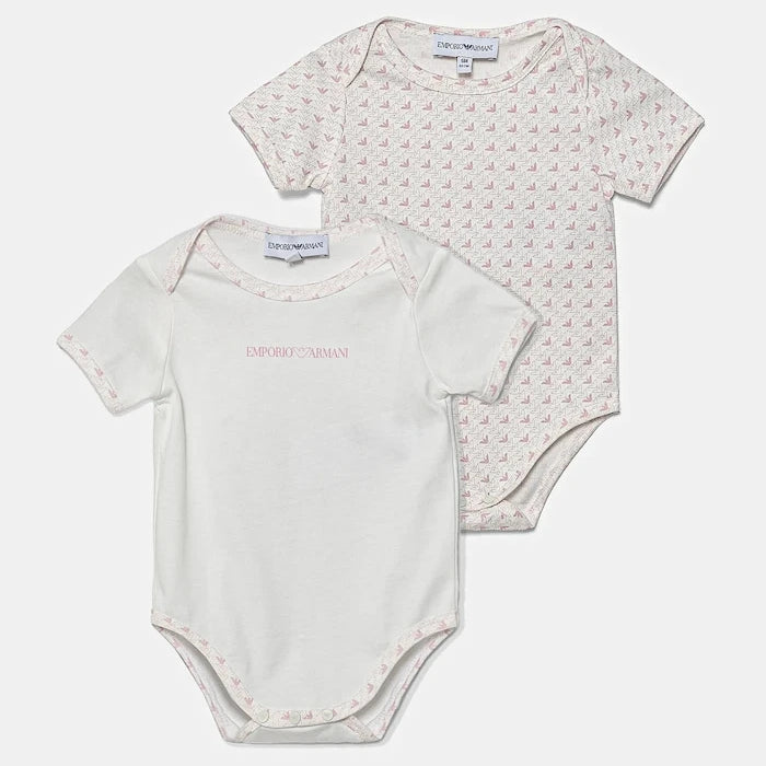 Emporio Armani Pamuk Bebek Body (2 Çift)