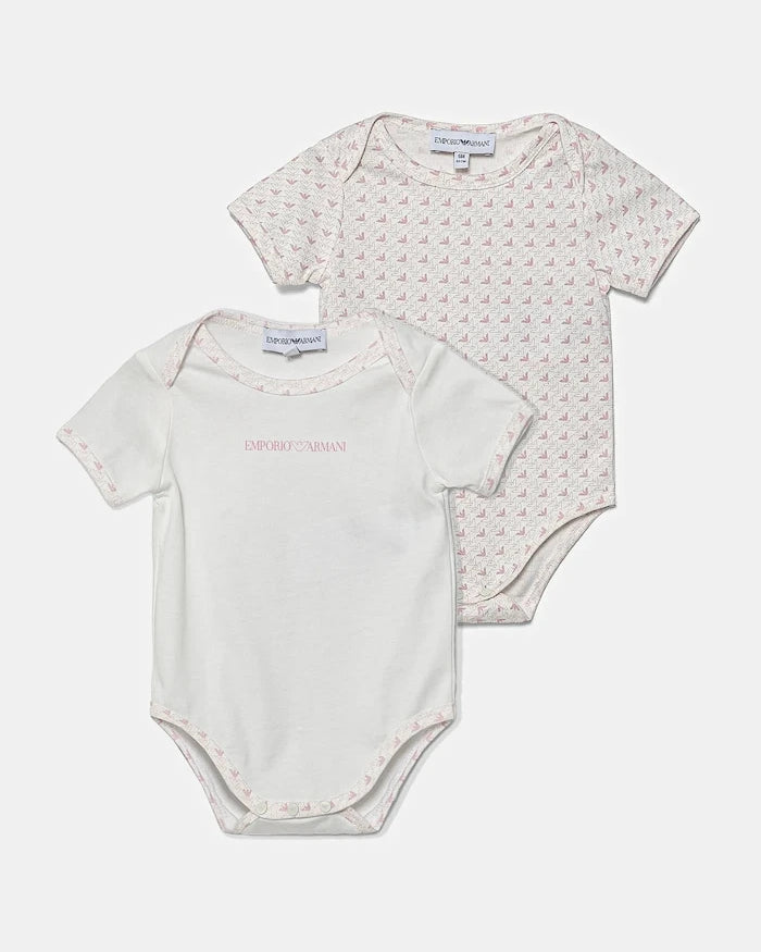 Emporio Armani Pamuk Bebek Body (2 Çift)