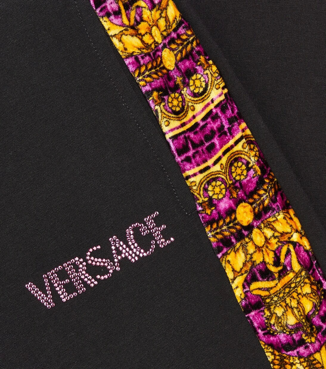 Versace Kids - بنطلون رياضي من مزيج قطن الباروكوديل