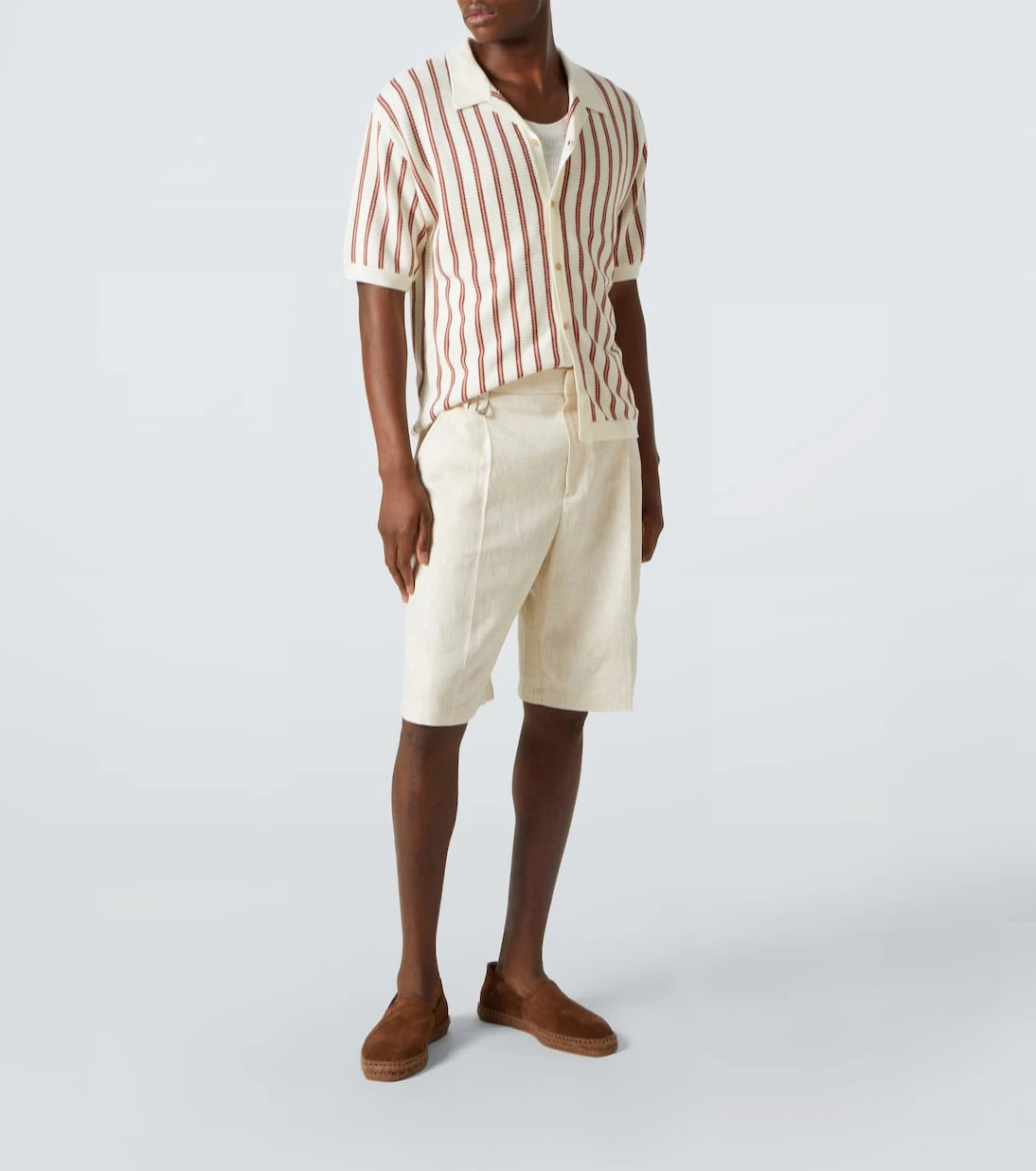 King & Tuckfield - Striped wool shirt