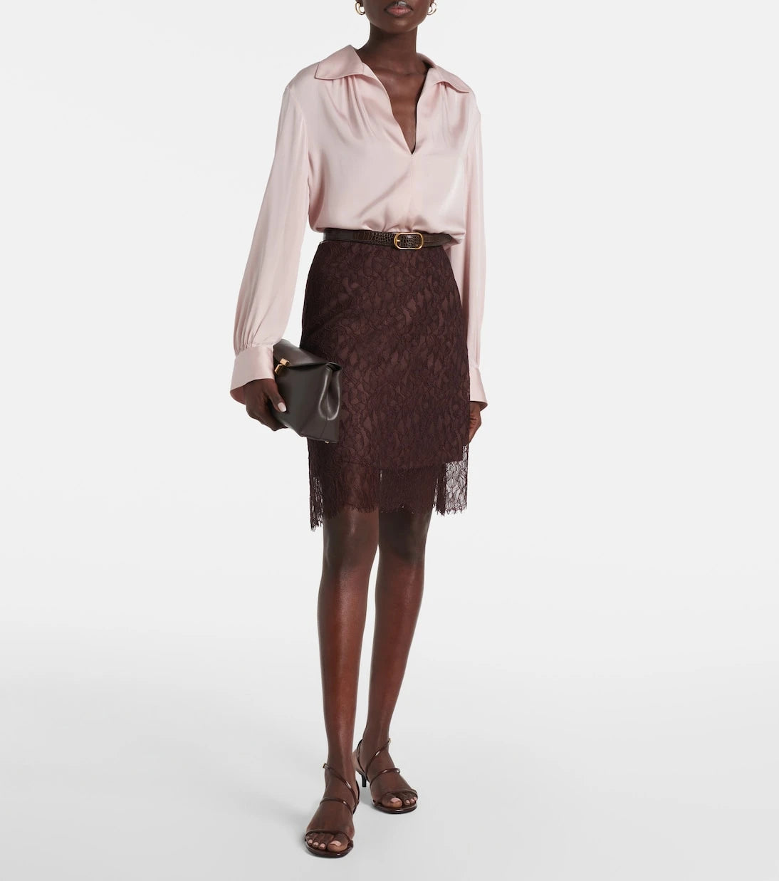 Vince - Silk-blend blouse
