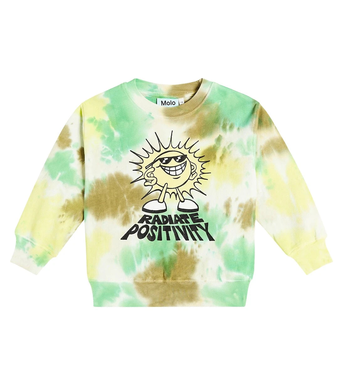 Molo - Memphis tie-dye cotton sweatshirt